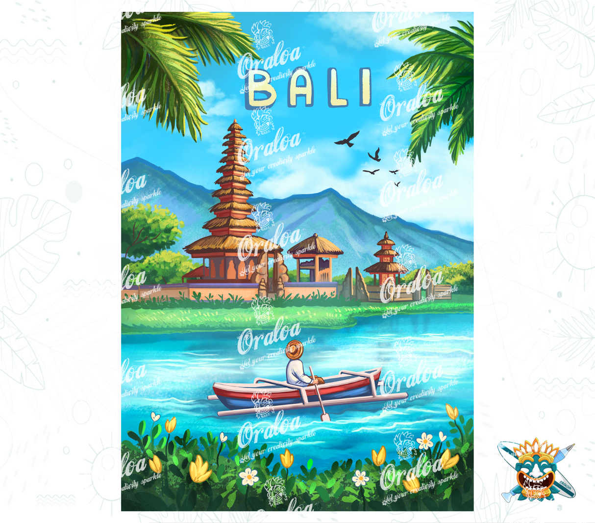 Diamond Painting Bali - Oraloa Kreativset Diamantstickerei