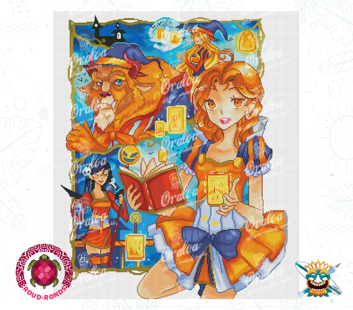 Zoom Diamond Painting Oraloa Strange Night - Kreativset