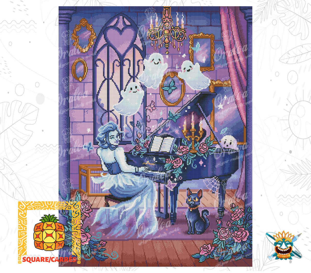 Beispiel Diamantstickerei The Mansion - Oraloa Diamond Painting