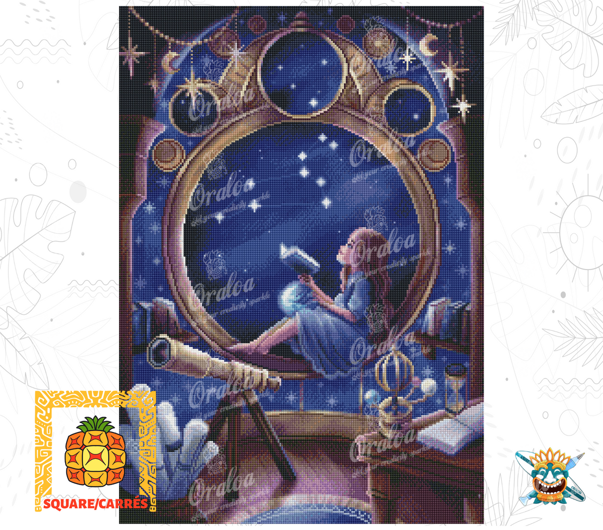 Beispiel Diamantstickerei Escape to the Stars - Oraloa Diamond Painting