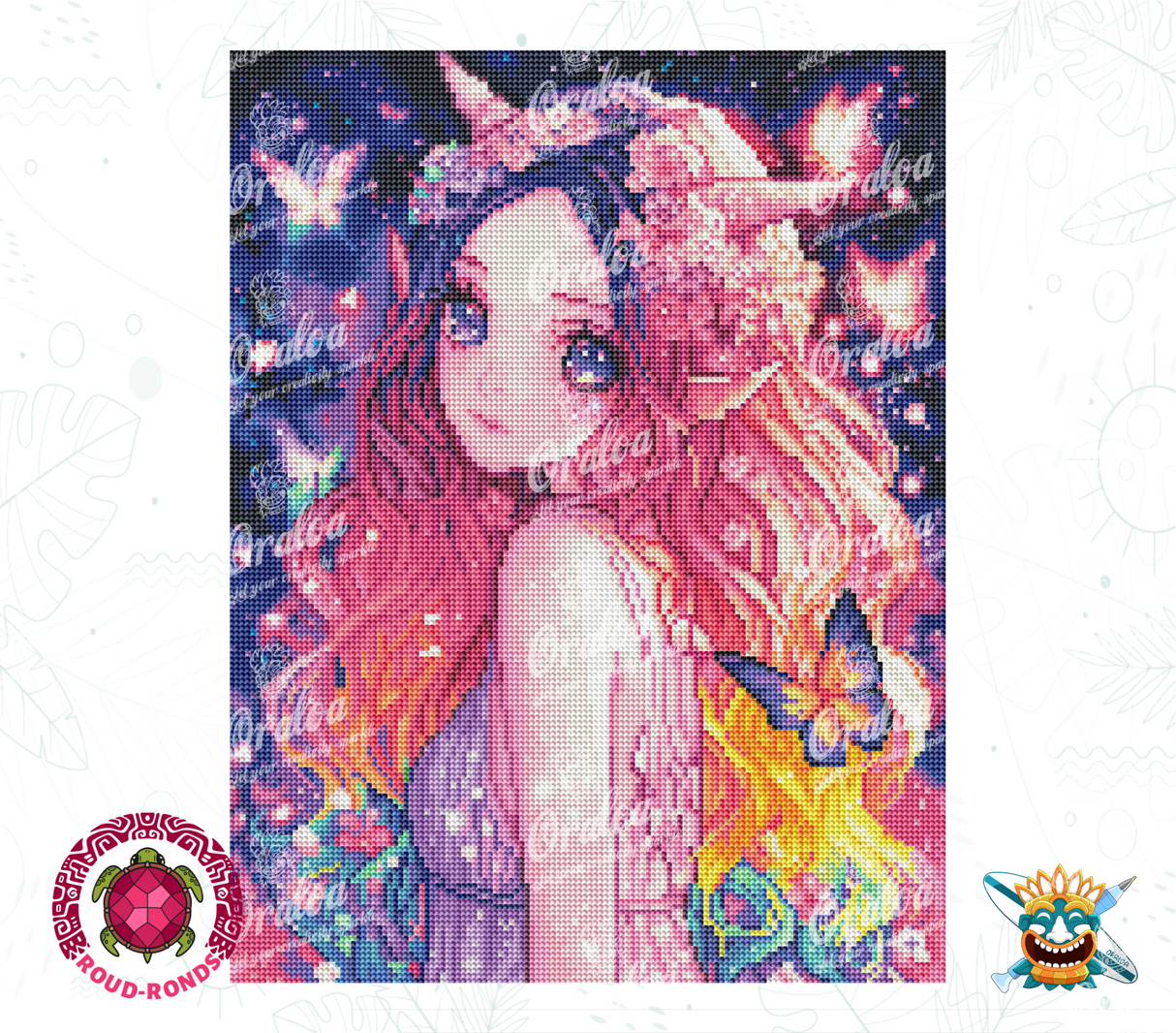 Vorschau Kit Oraloa Diamond Painting Schmetterlingsfee