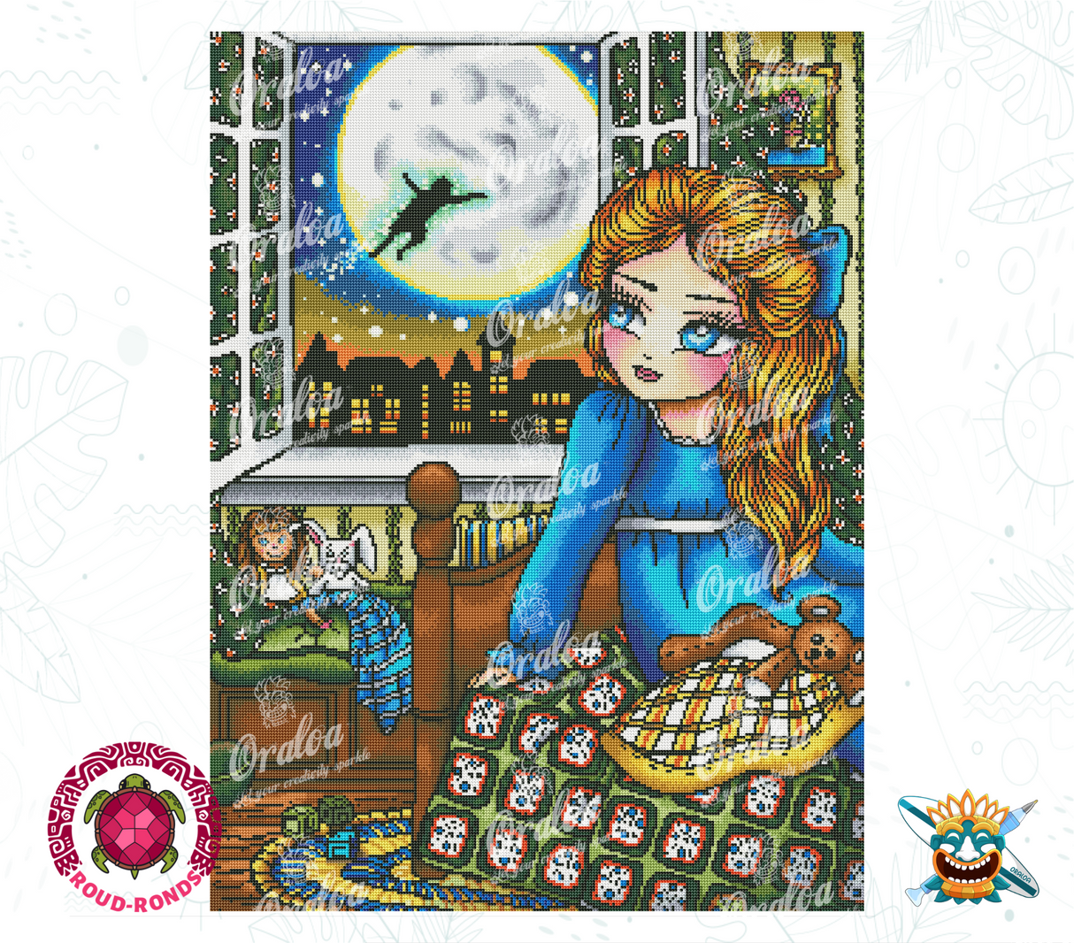 Aperçu kit Oraloa Diamond Painting Waiting for Peter Pan