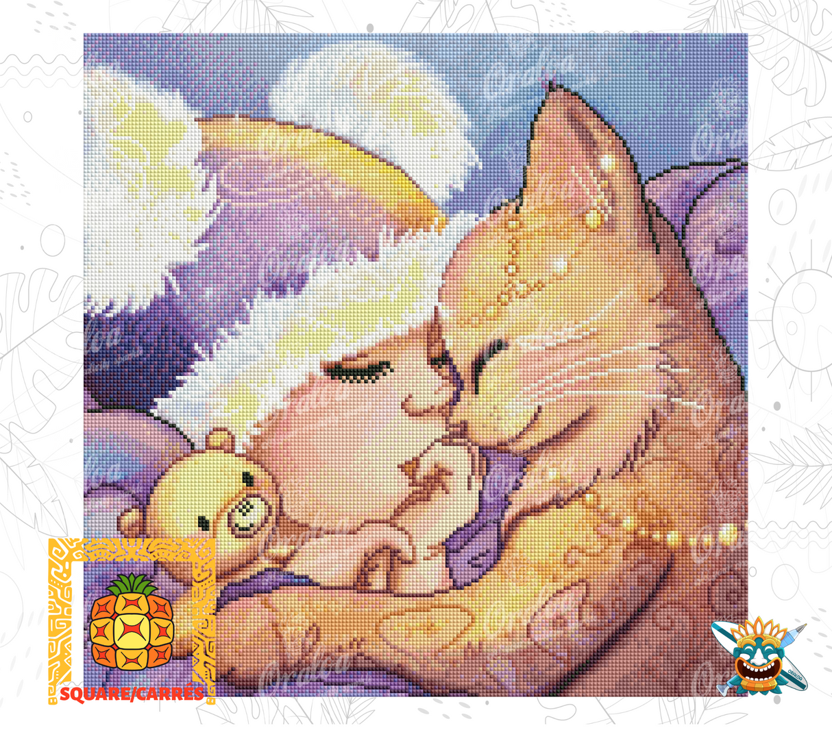 Vorschau Kit Oraloa Diamond Painting Eine Umarmung