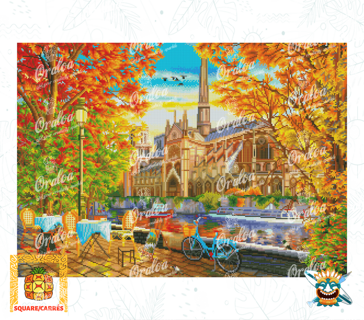 Final rendering Oraloa Diamond Painting Notre Dame