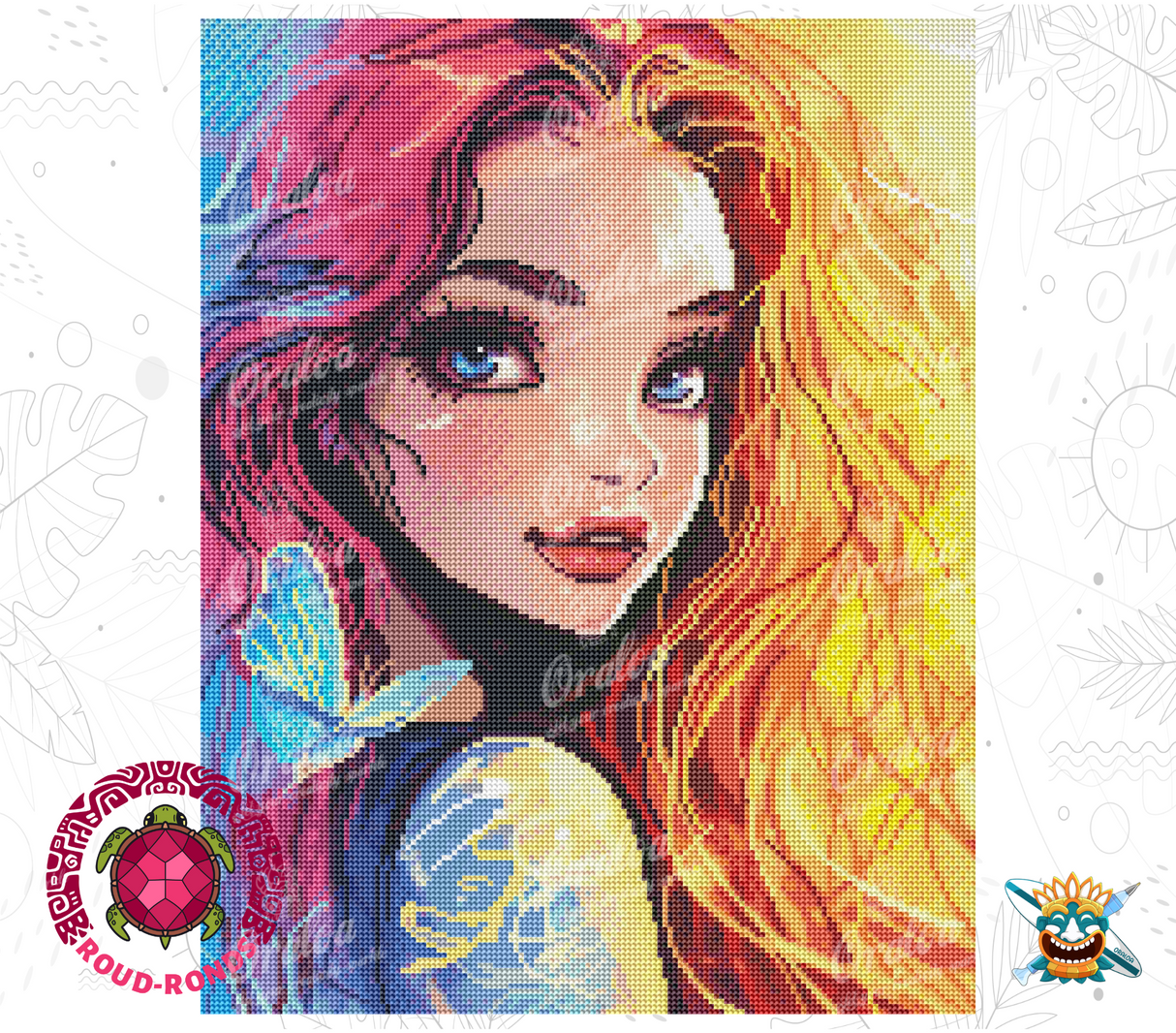 Ergebnis Diamond Painting Ginger - Oraloa Kunsttherapie