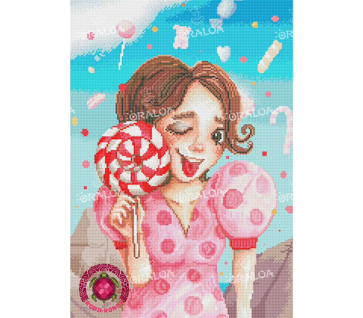 Zoom Diamond Painting Oraloa Lolly - Kreativset