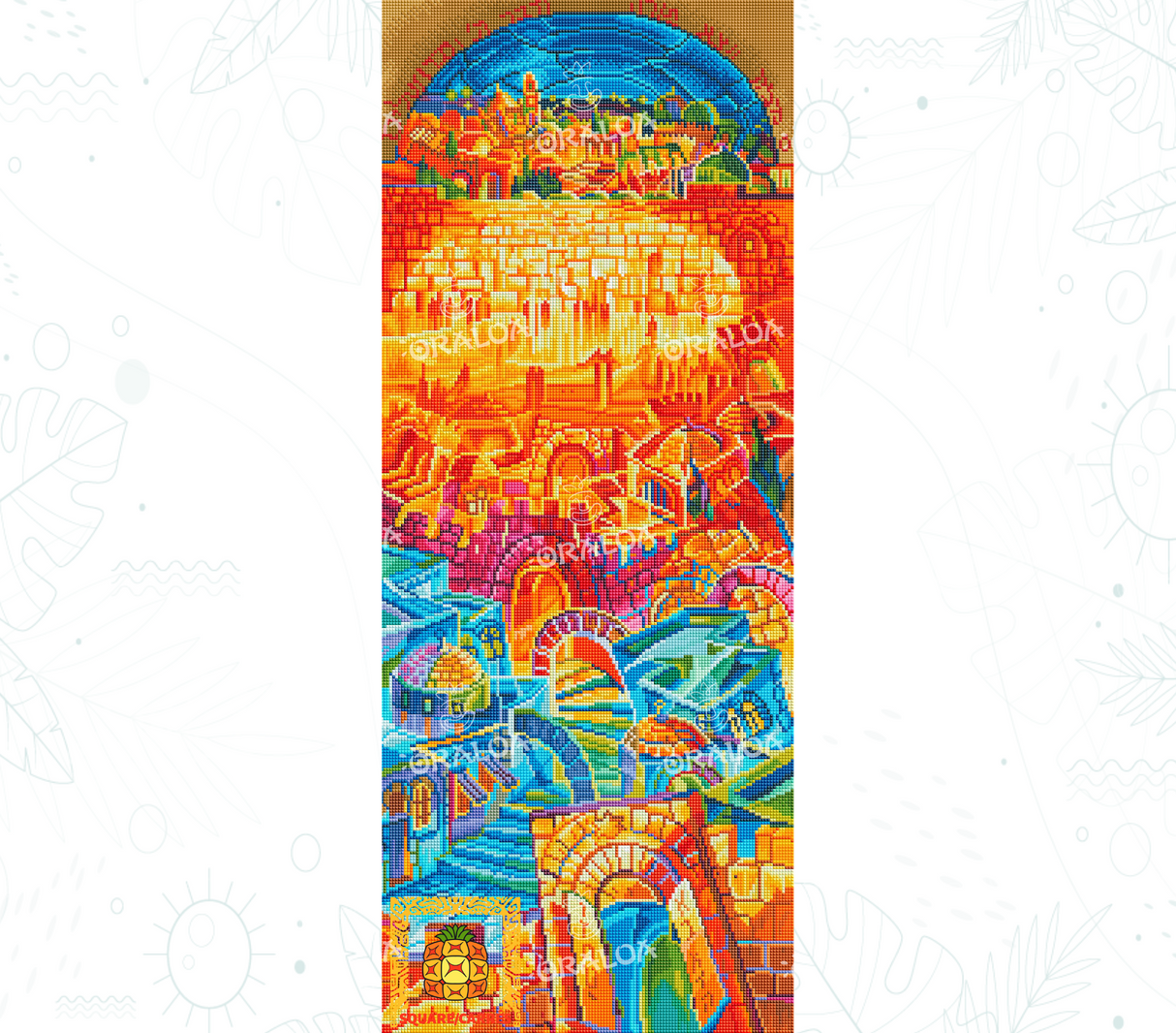 Endergebnis Oraloa Diamond Painting Sacred Way to the Kotel