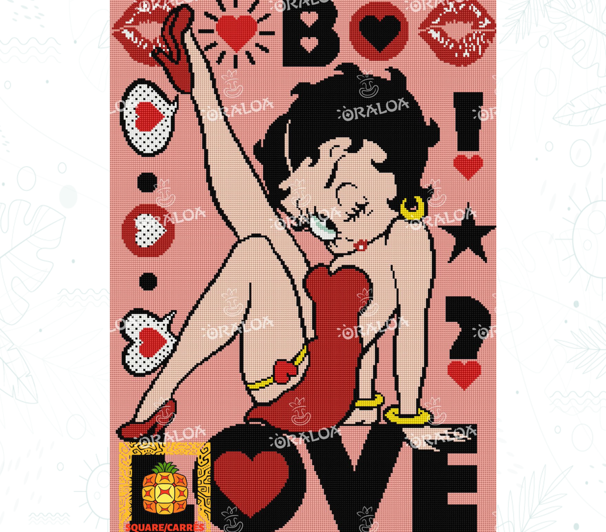 Zoom Diamond Painting Oraloa Classic Betty - Kreativset