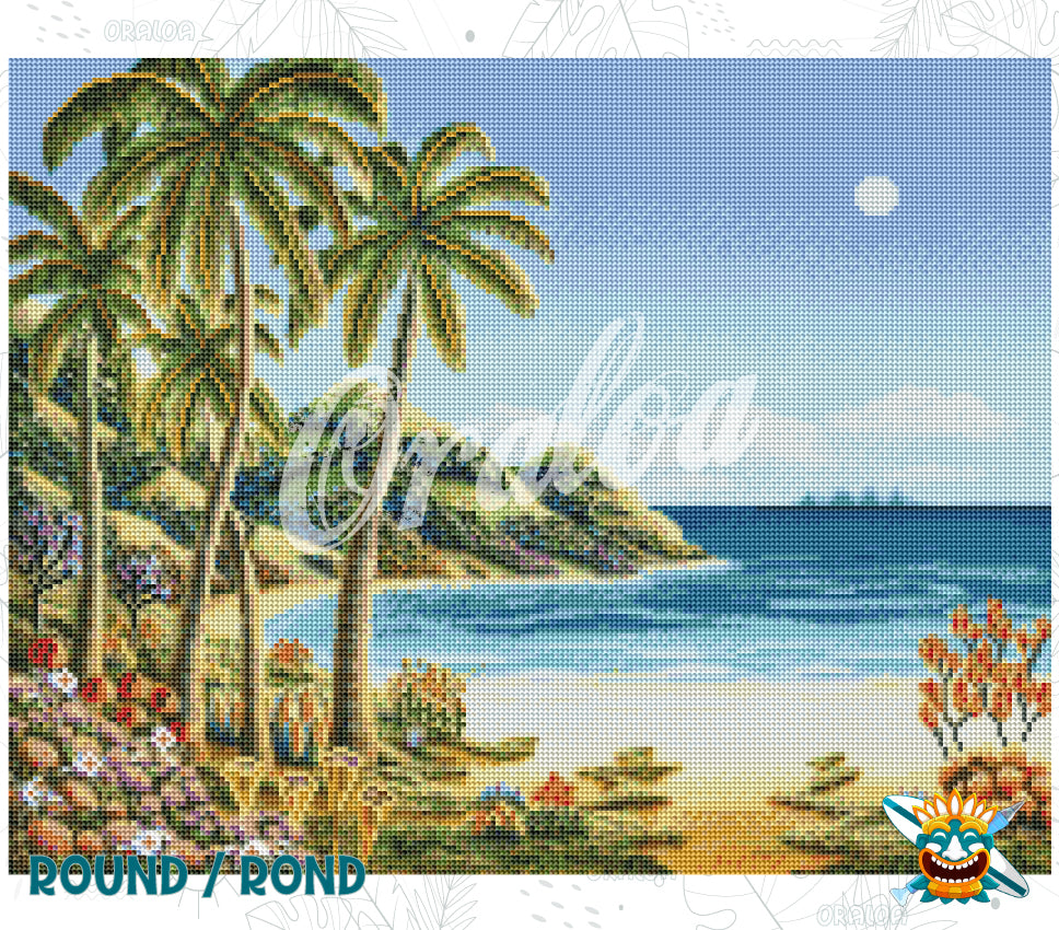 Ergebnis Diamond Painting Del Sol - Oraloa Kunsttherapie