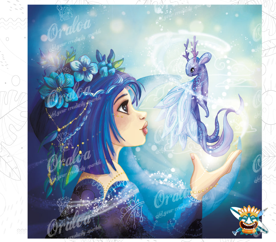 Diamantstickerei Magischer Geist - Oraloa Diamond Painting kreativ