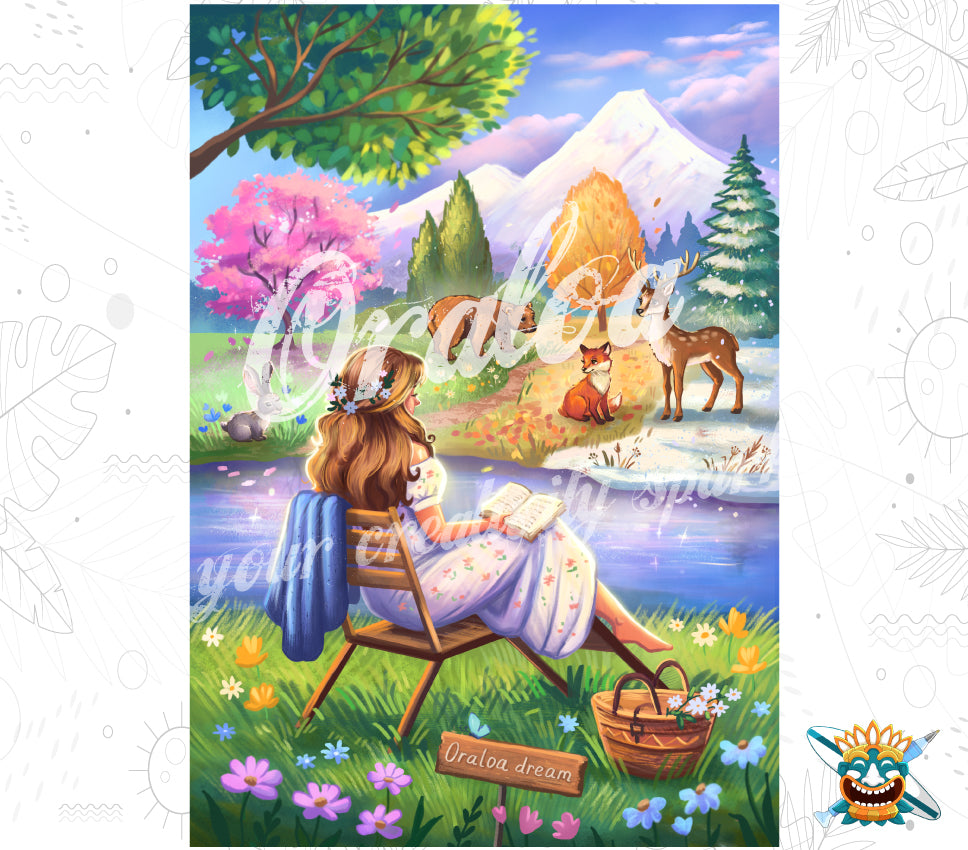 Four Seasons - Oraloa Diamond Painting Kunsttherapie-Set