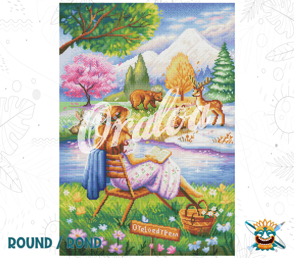 Vorschau Kit Oraloa Diamond Painting Four Seasons
