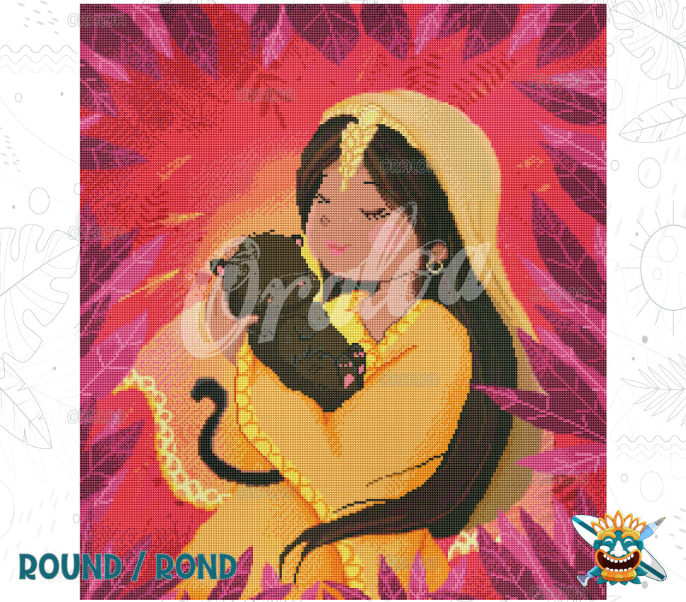 Resultado Diamond Painting Tótem Indie - Oraloa arte terapia