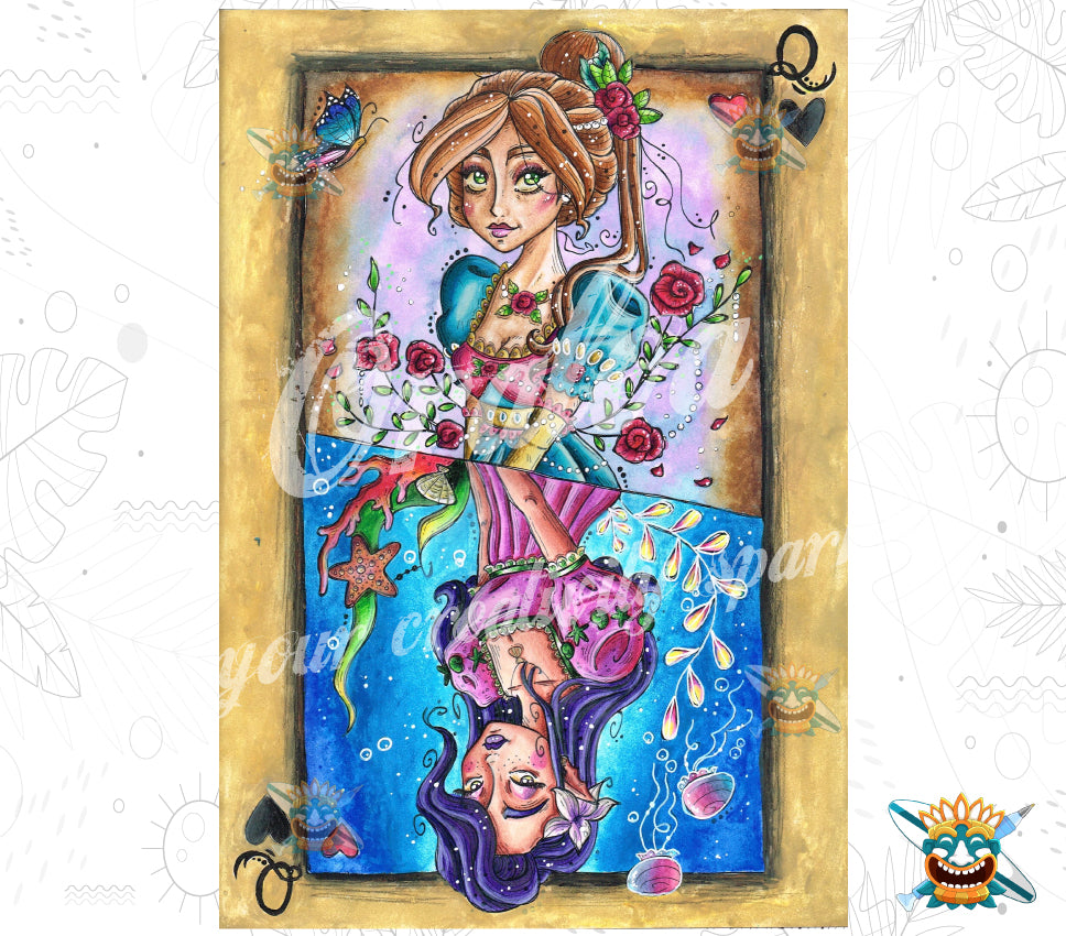 Diamond Painting Oraloa Die Herzköniginnen - Kreatives Diamantstickerei-Set