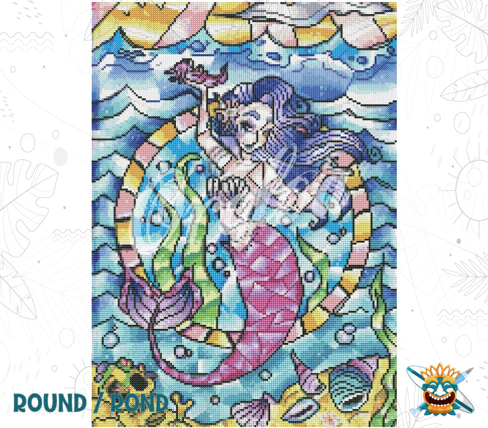 Ergebnis Diamond Painting Mermaid Universe - Oraloa Kunsttherapie