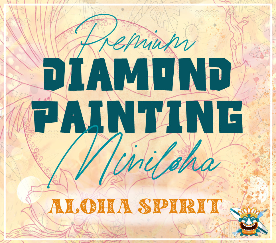 Kit Diamond Painting Oraloa Kits Oraloa Miniloha - Aloha Spirit Edition - Entspannende Diamantstickerei