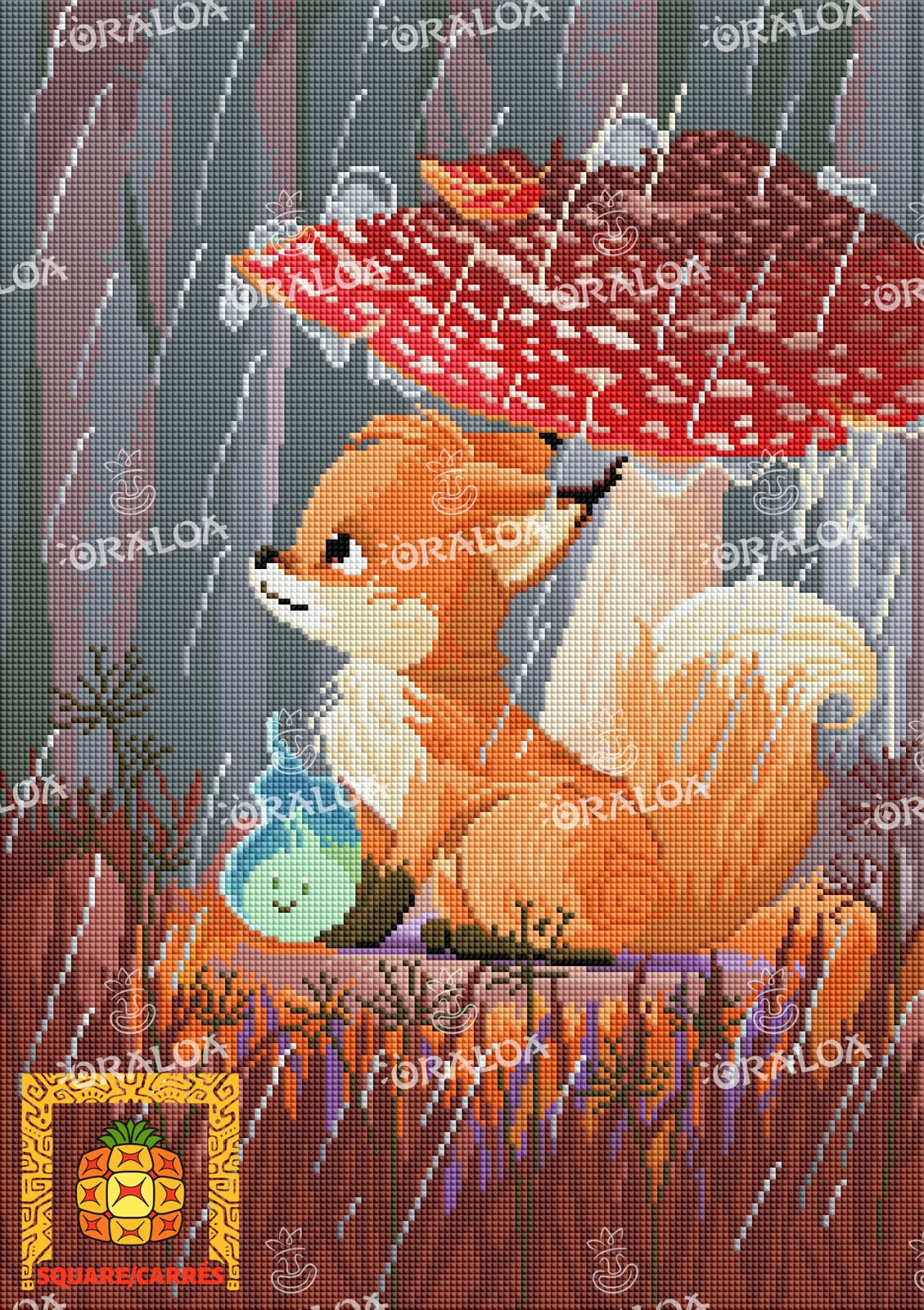Dem Regen Zusehen