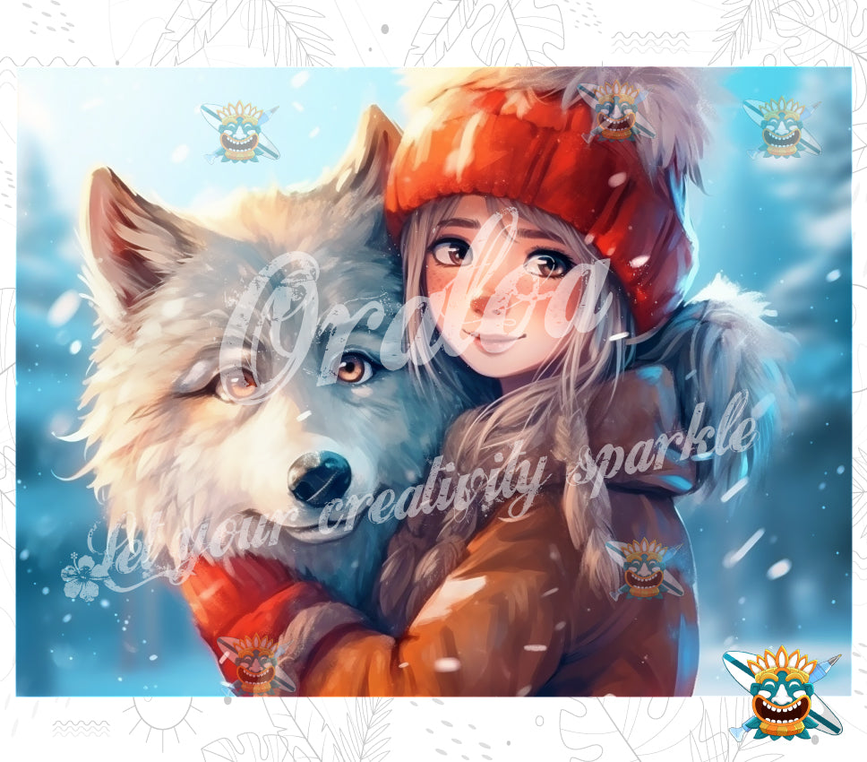 Diamond Painting Winter Companions - Oraloa Kreativset Diamantstickerei