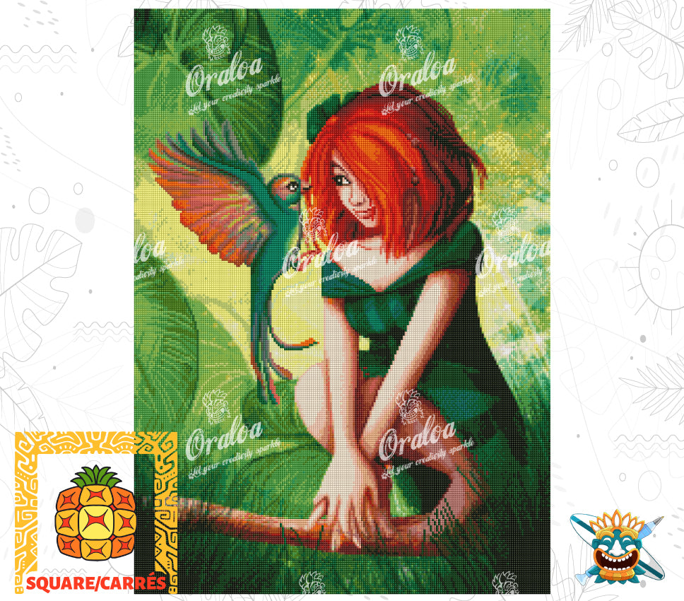 Beispiel Diamantstickerei In Osmose - Oraloa Diamond Painting