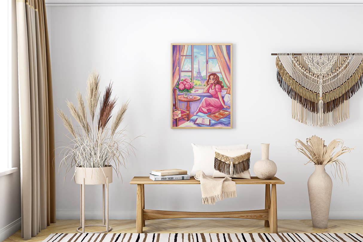 Endergebnis Oraloa Diamond Painting Paris Bedroom