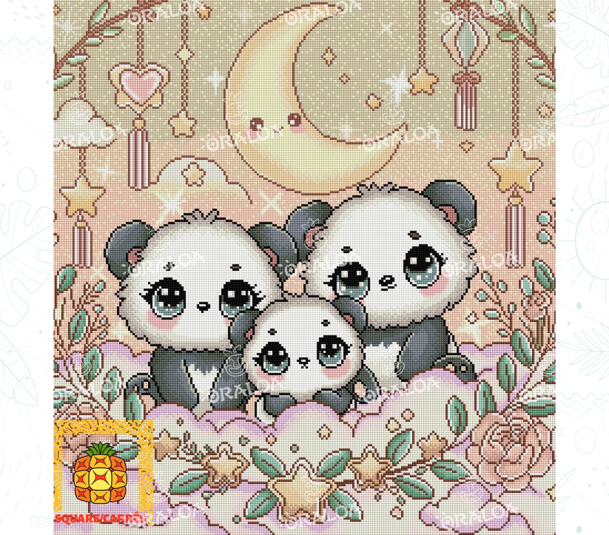 Die Panda-Familie