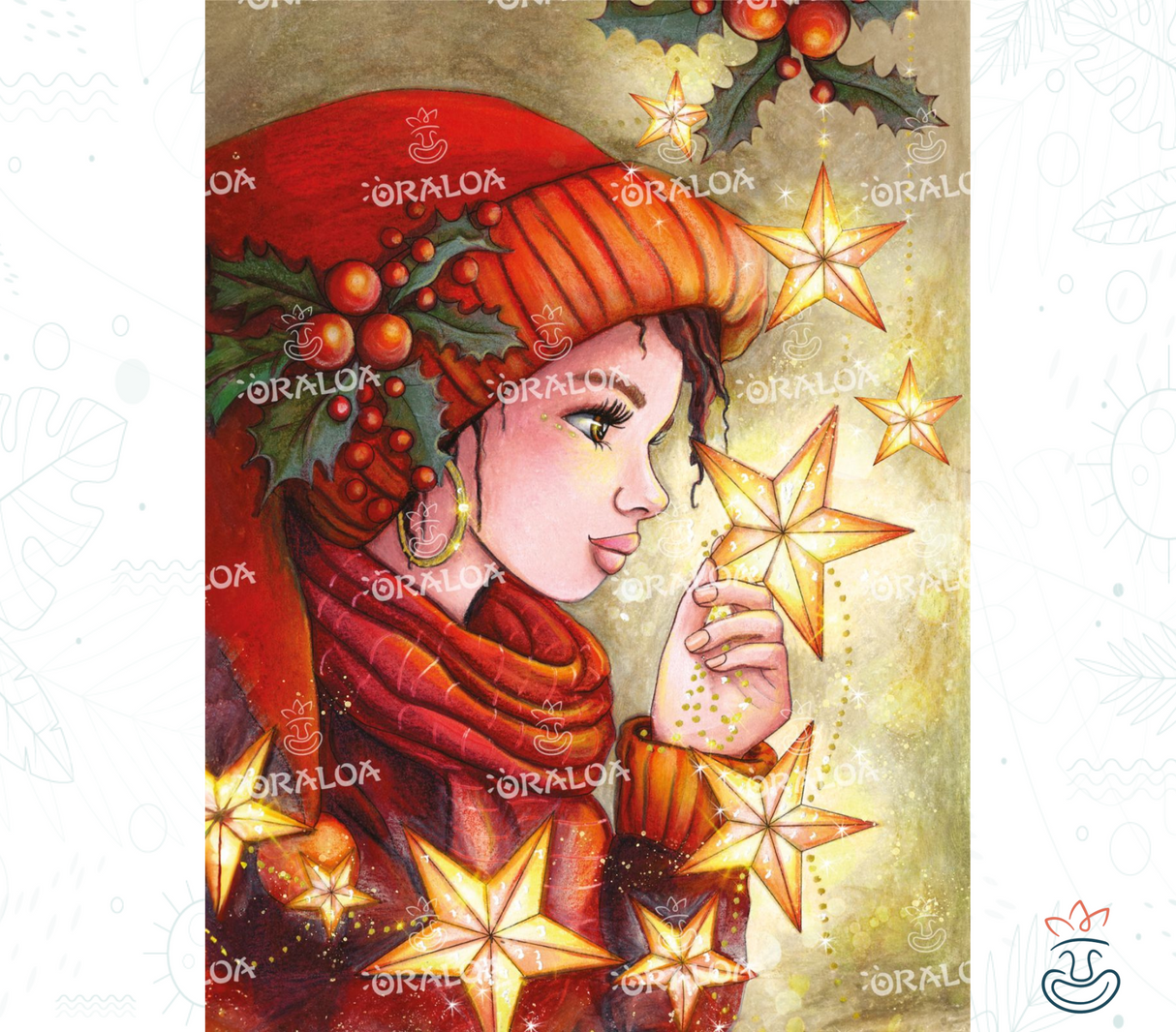 Ein magischer Blick Oraloa - Diamond Painting entspannende Diamantstickerei