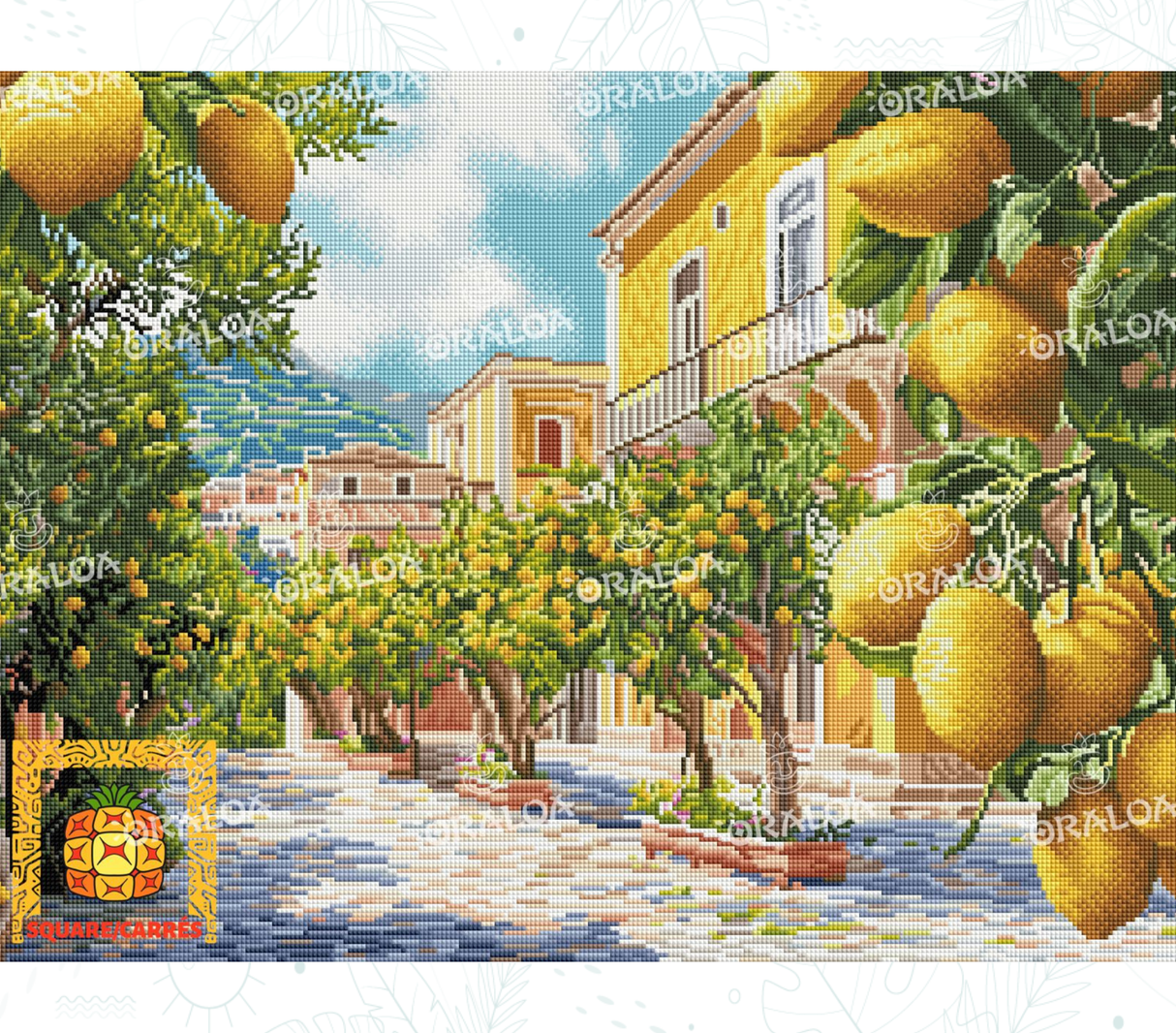 Zoom Diamond Painting Oraloa Srento Lemon - Kreativset