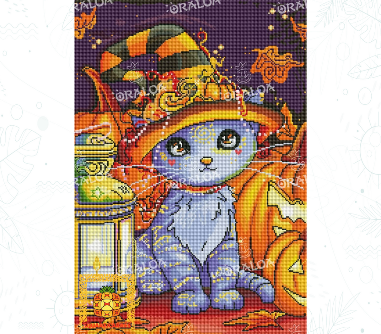 Vorschau Kit Oraloa Diamond Painting Mein Kleiner Halloween-Dämon