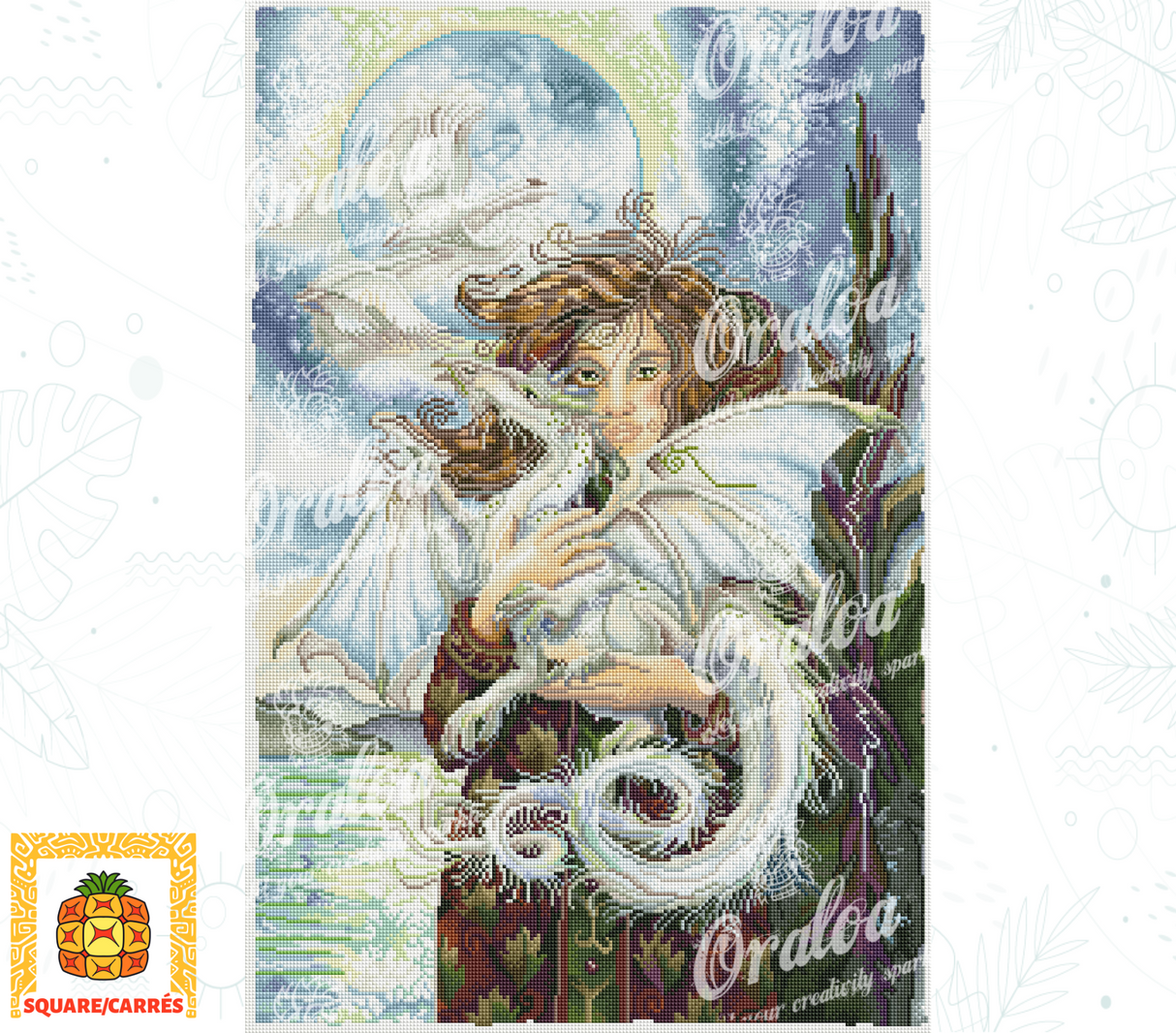 Detail Diamond Painting Spirit of Freedom Oraloa - Diamantstickerei