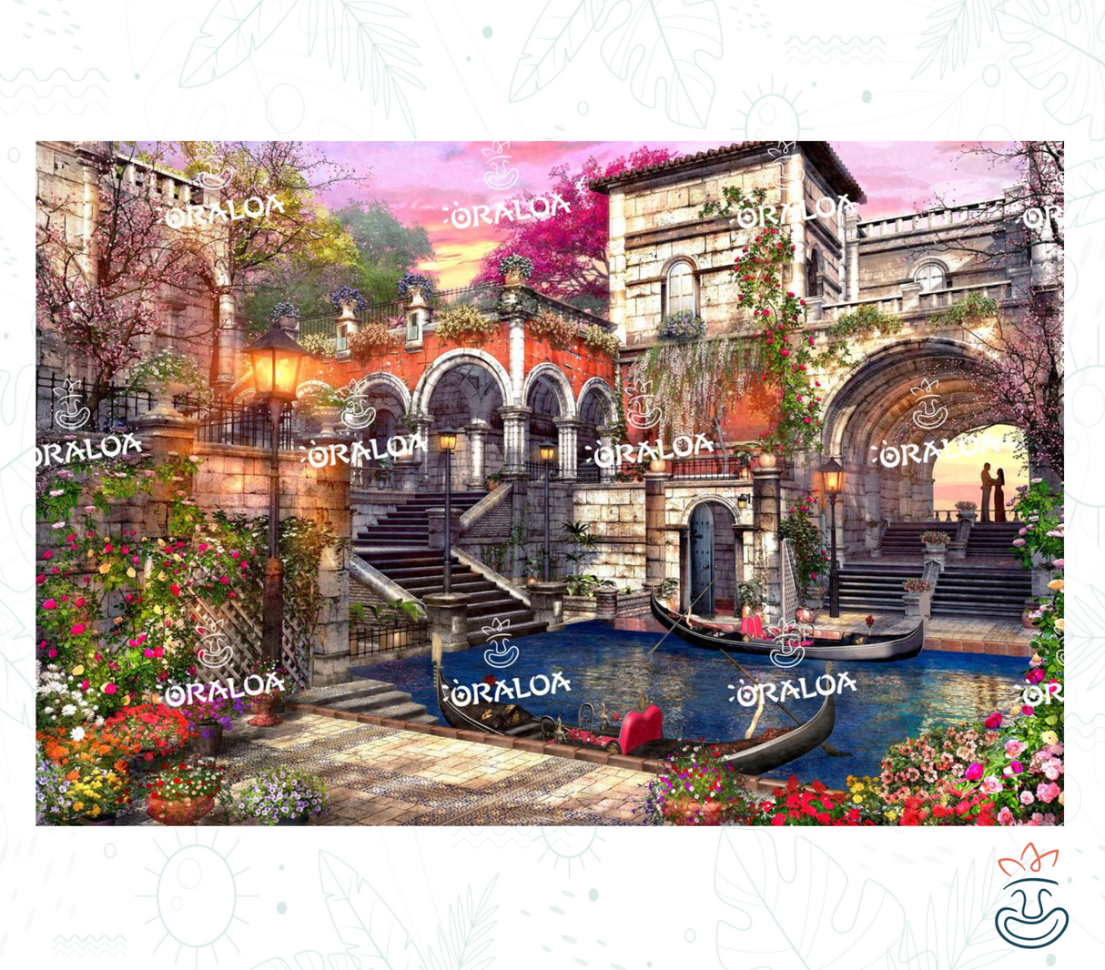 Venice Courtship Oraloa - Diamond Painting bordado diamante relajación