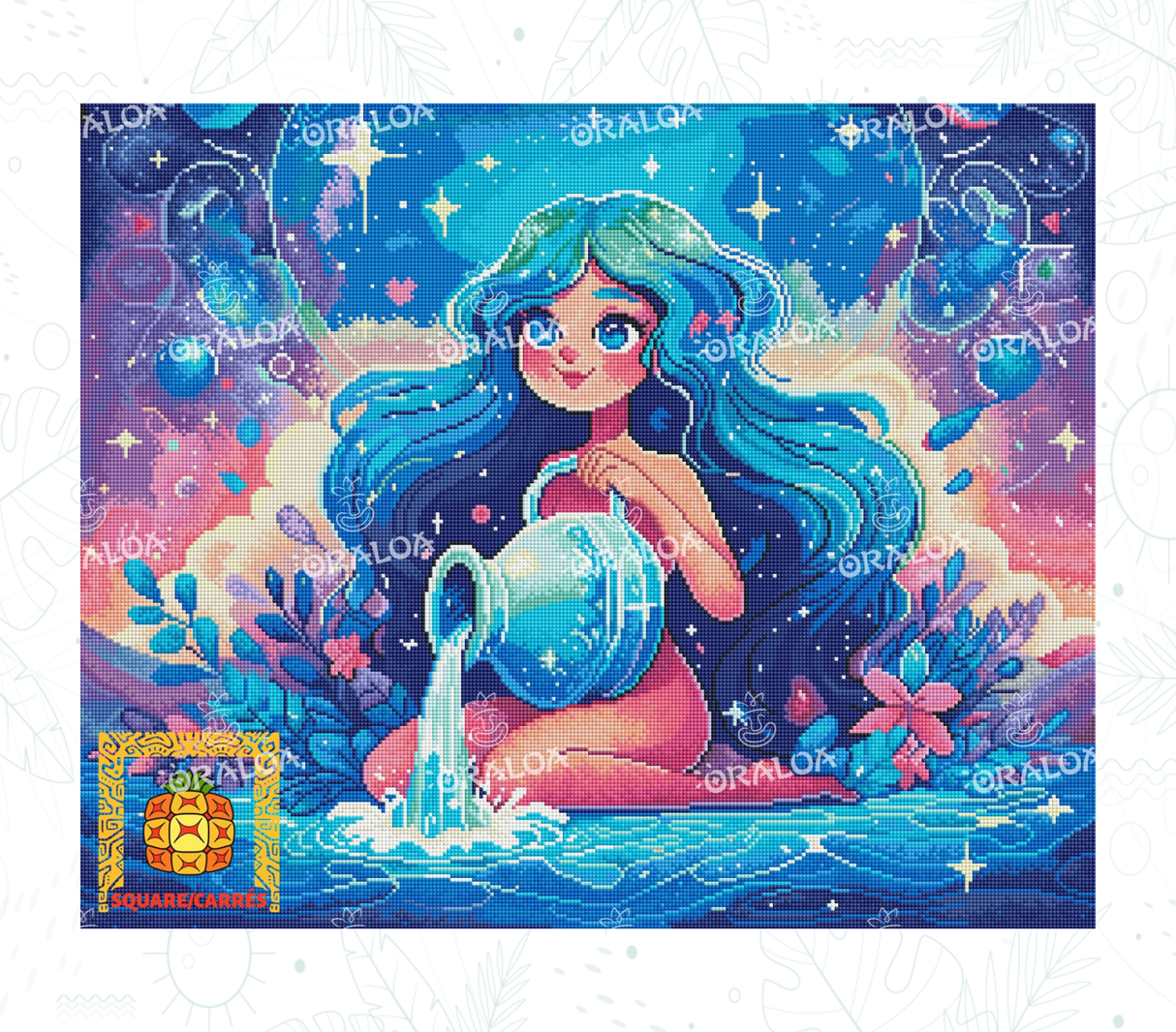 Vorschau Kit Oraloa Diamond Painting Water Girl