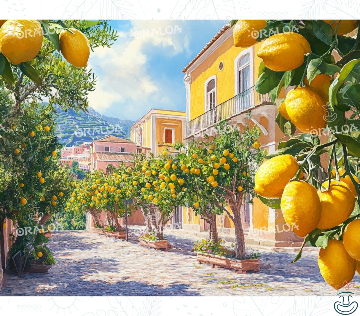 Diamantstickerei Srento Lemon - Oraloa Diamond Painting kreativ