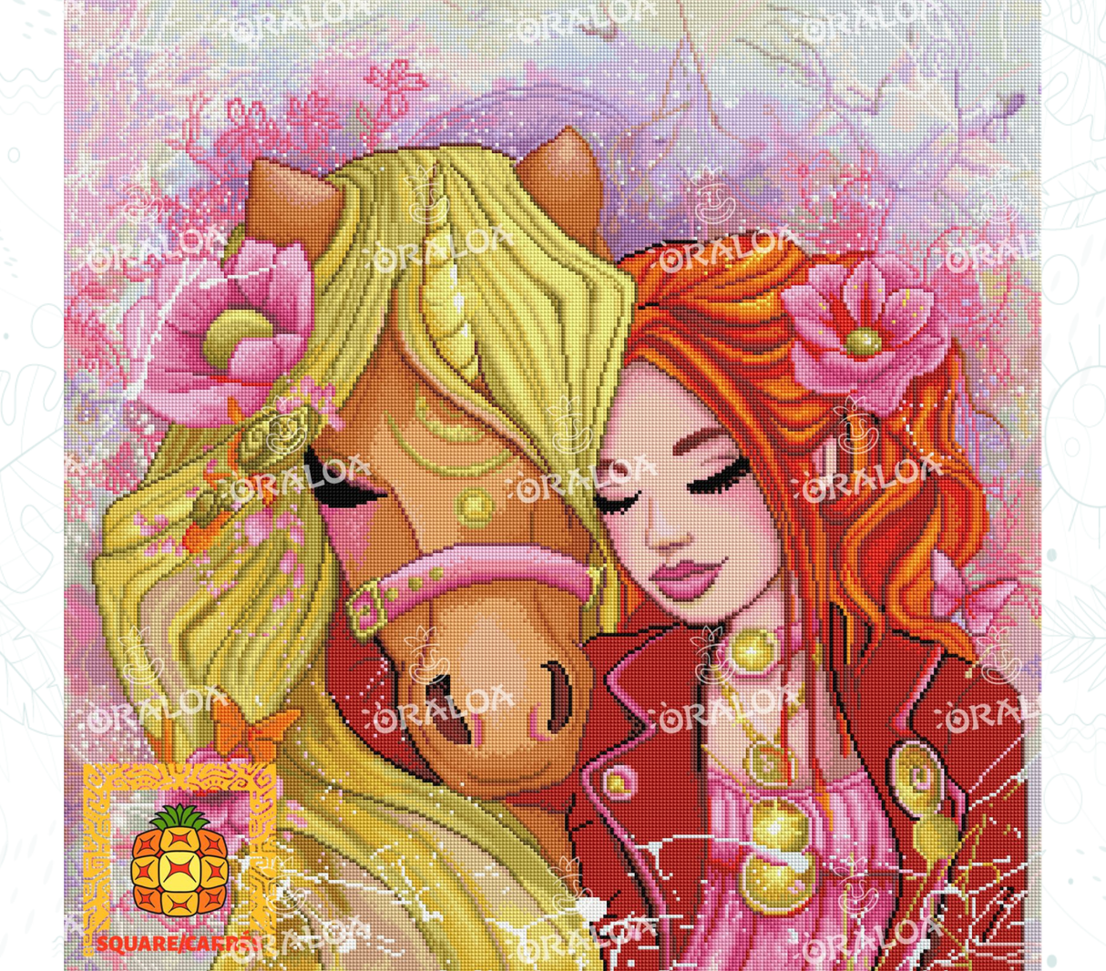 Beispiel Diamond Painting Ein Pferd der Liebe - Oraloa Diamond Painting