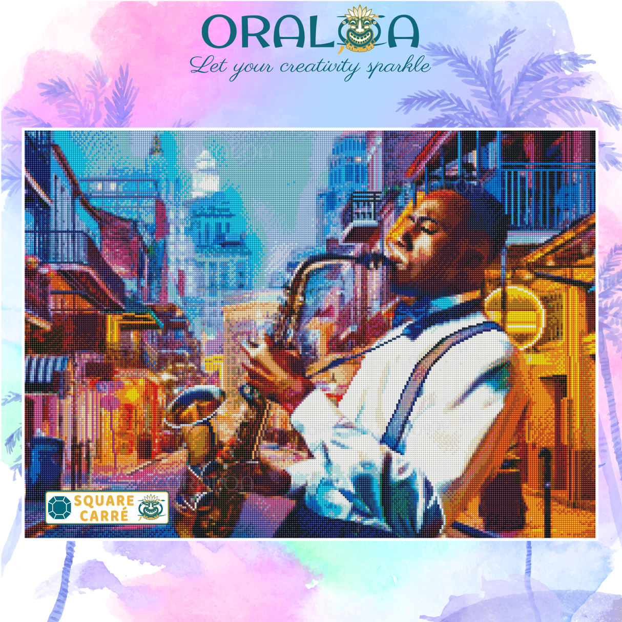 Ergebnis Diamond Painting All that Jazz - Oraloa Kunsttherapie