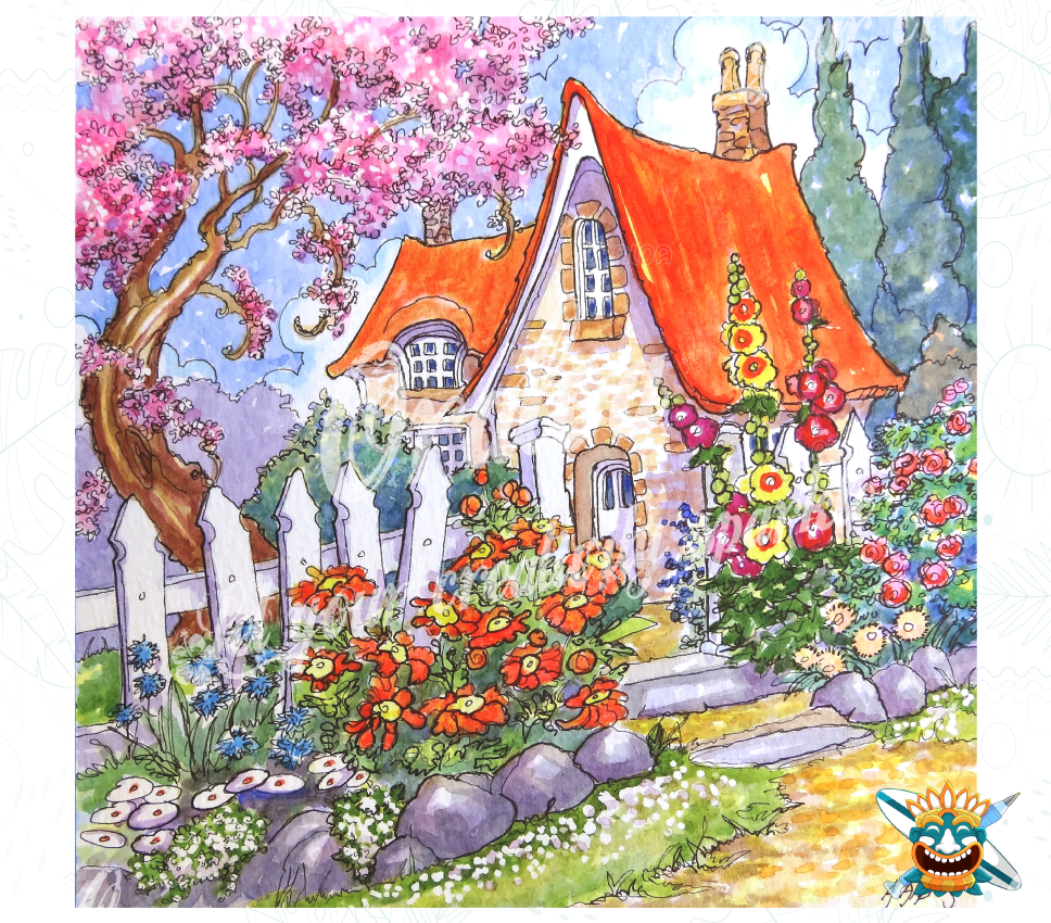 Diamond Painting Fast ganz versteckt im Frühling - Oraloa Kreativset Diamantstickerei