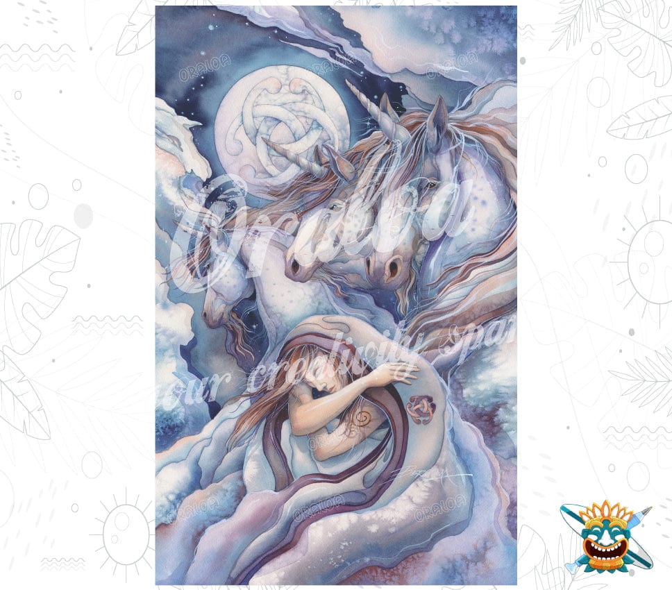 Kit Diamond Painting Oraloa Dream Beautiful Dreams - Entspannende Diamantstickerei