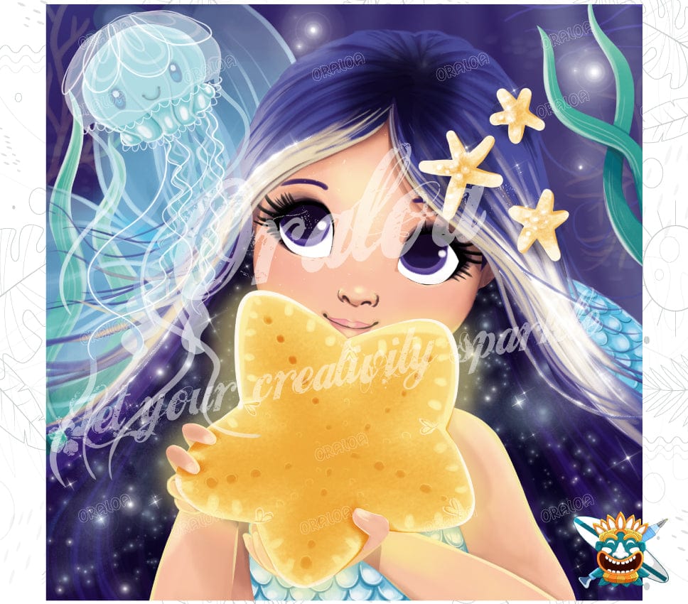 Etoile des Mers - Oraloa Diamond Painting Kunsttherapie-Kit
