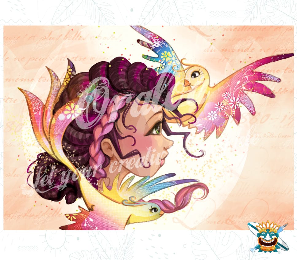 Diamond Painting Oraloa Free Spirit - Kreatives Diamantstickerei-Set