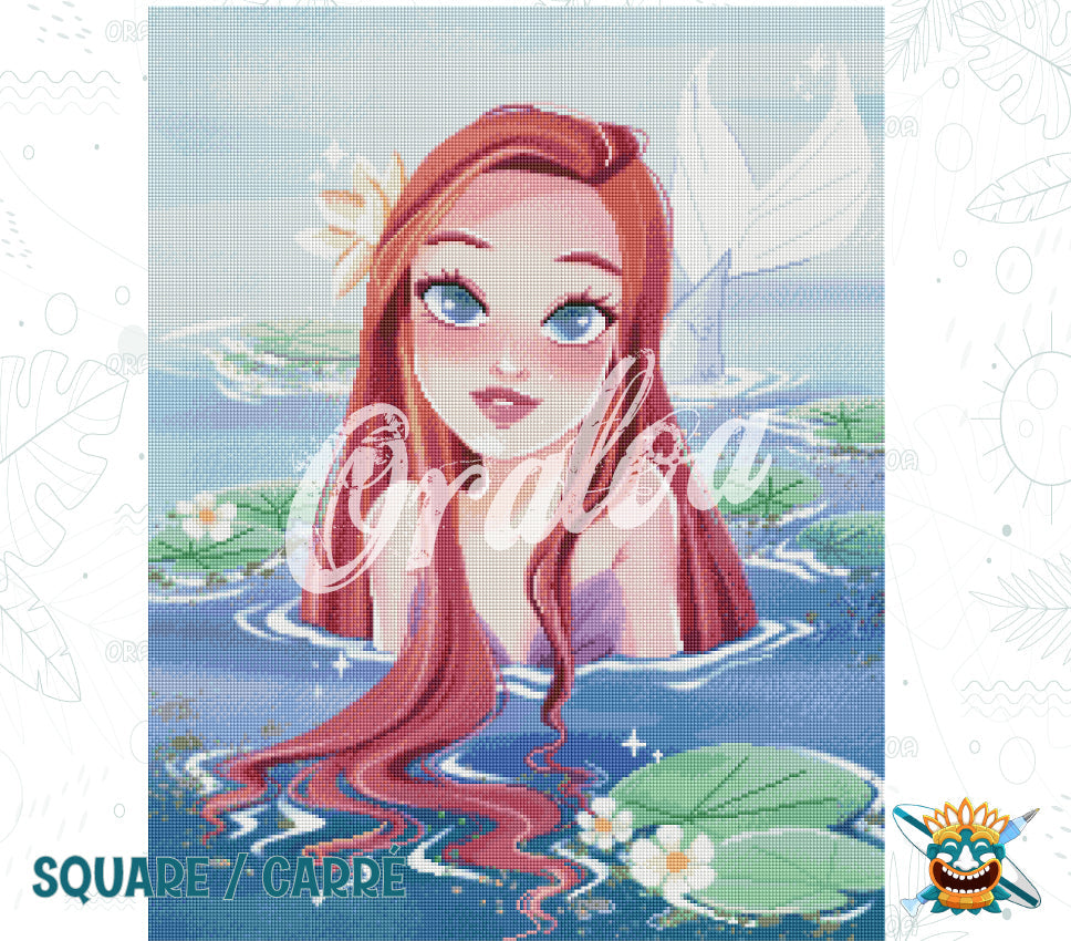 Detail Diamond Painting Johanne Oraloa - Diamond painting