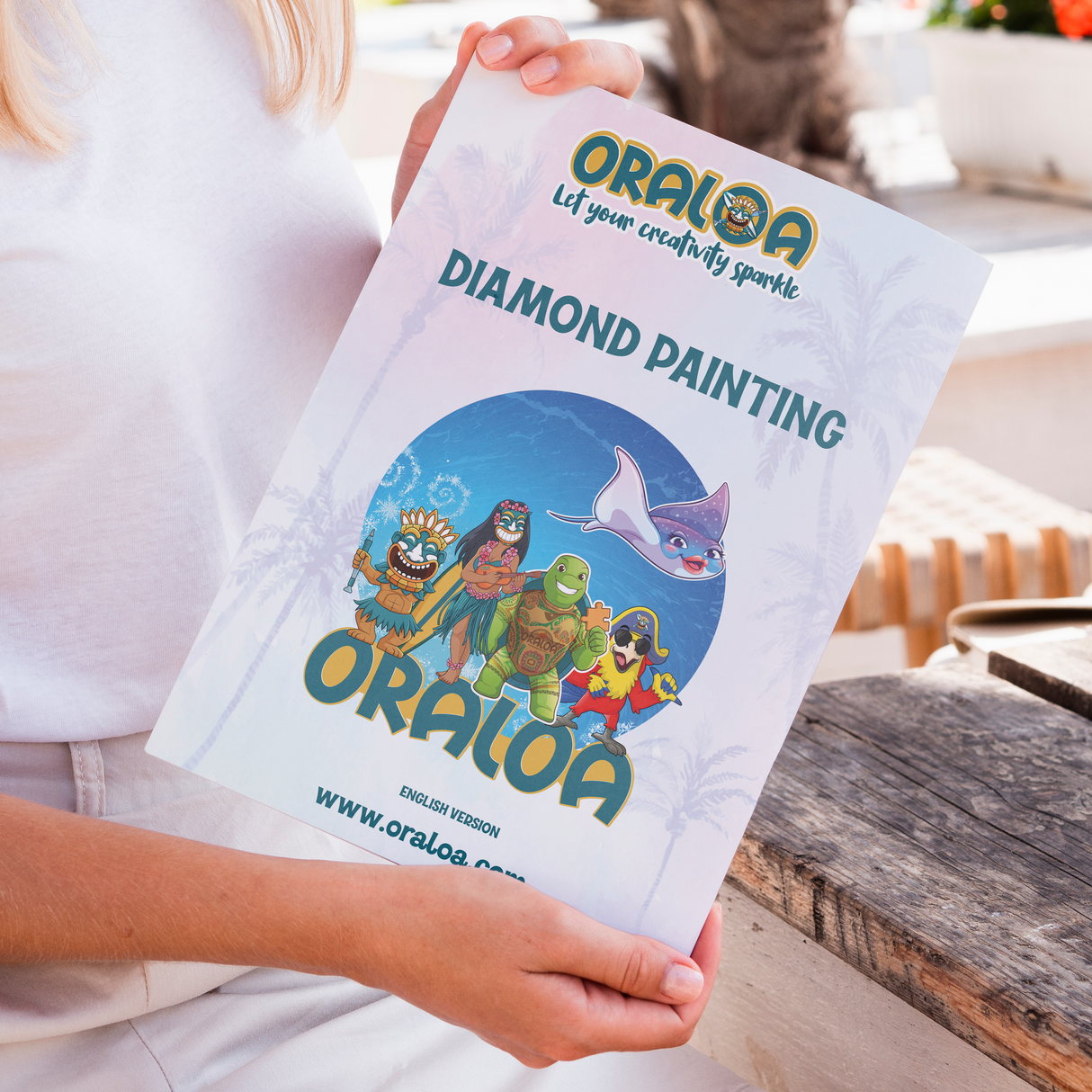 Diamond Painting Aktivitätsheft Diamond Painting auf Englisch - Oraloa Diamond Painting kreativ