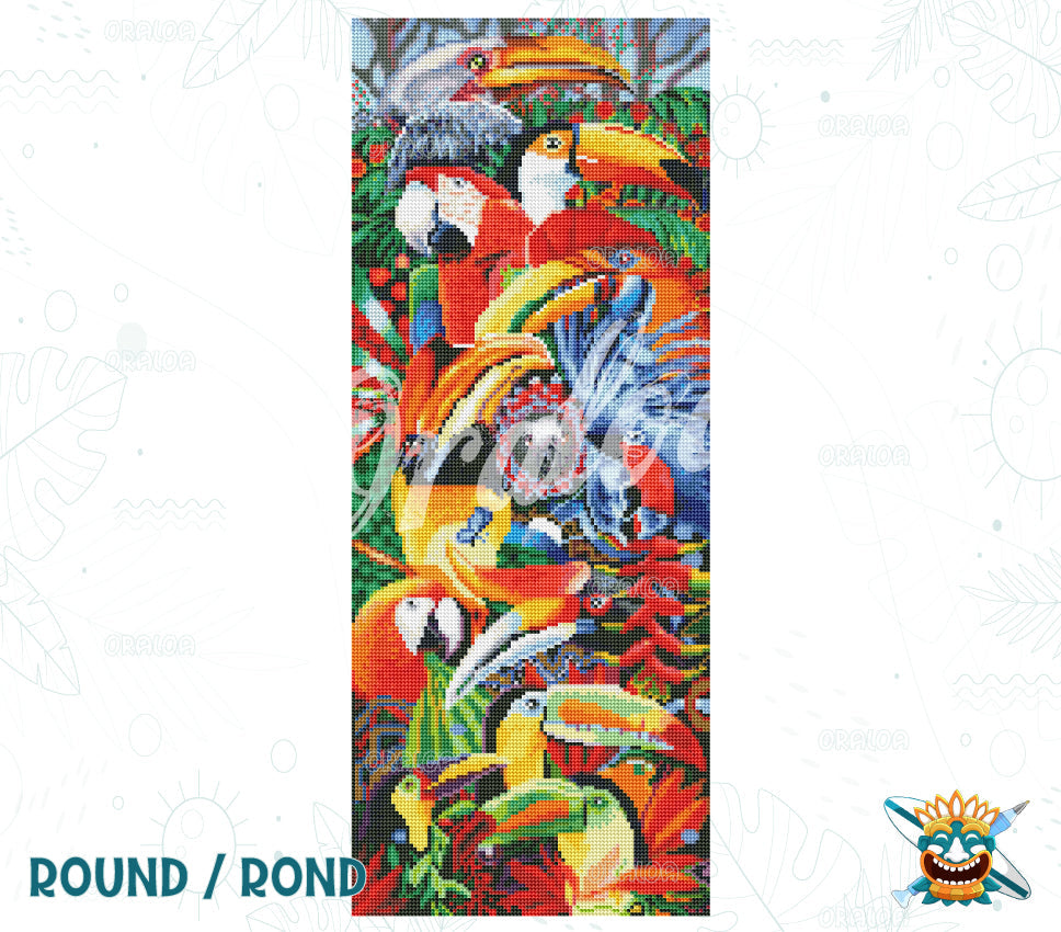 Detail Diamond Painting Heads Up Oraloa - Diamantstickerei