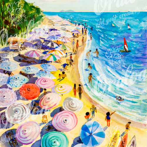 Évasion en couleurs : vos vacances de rêve à travers les Diamond Paintings Oraloa