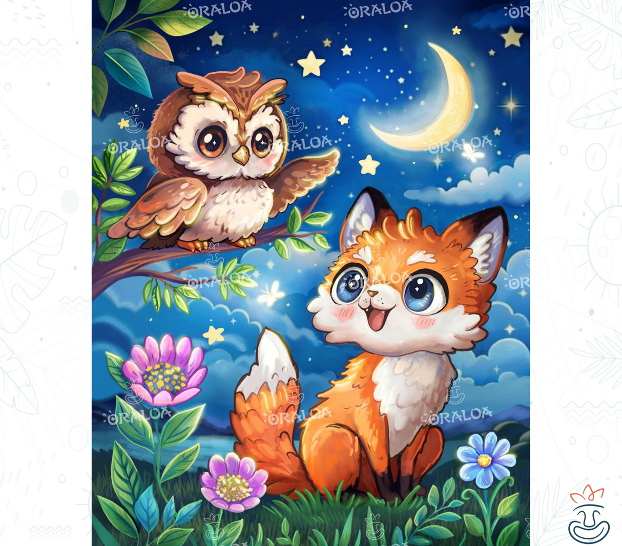 Diamond Painting Friends of the Night - Oraloa Diamond Painting kreativ