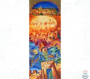 Diamond Painting Oraloa Sacred Way to the Kotel - Kreatives Diamantstickerei-Set