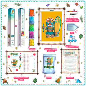 Detail Diamond Painting Teetasse Oraloa - Diamantstickerei