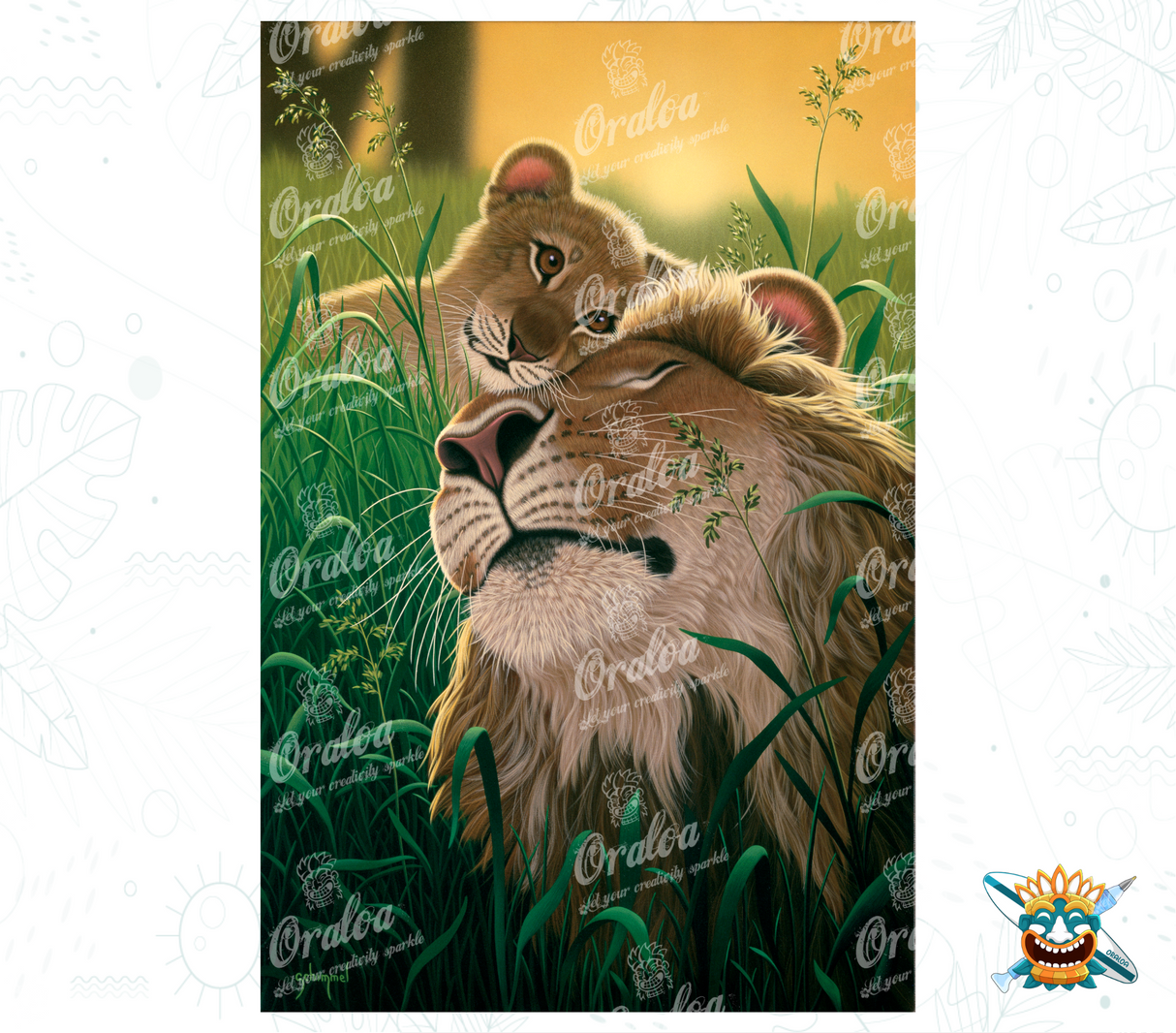 Diamond Painting A Father's Love - Oraloa Kreativset Diamantstickerei
