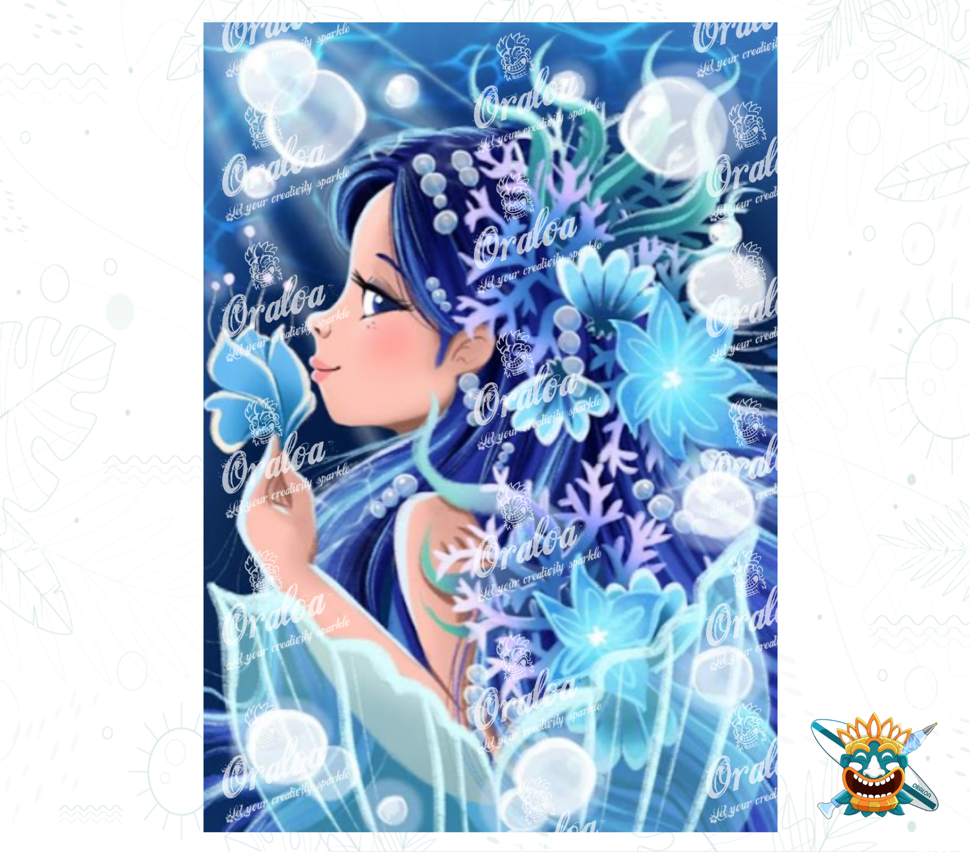 Diamantstickerei Blue Abysse - Oraloa Diamond Painting kreativ