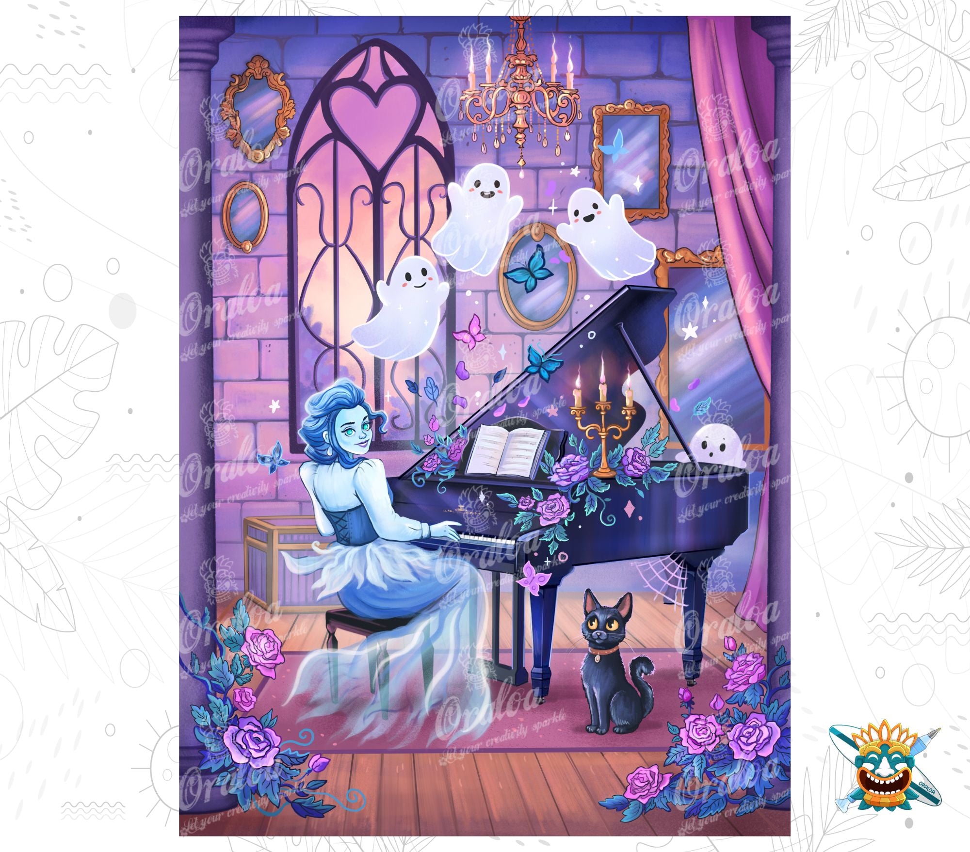 Diamond Painting The Mansion - Oraloa Kreativset Diamantstickerei