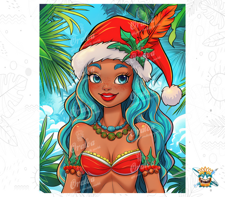 Diamond Painting Oraloa Sunny Christmas - Kreatives Diamantstickerei-Set