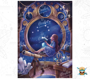 Diamond Painting Escape to the Stars - Oraloa kreatives Diamantstickerei-Set